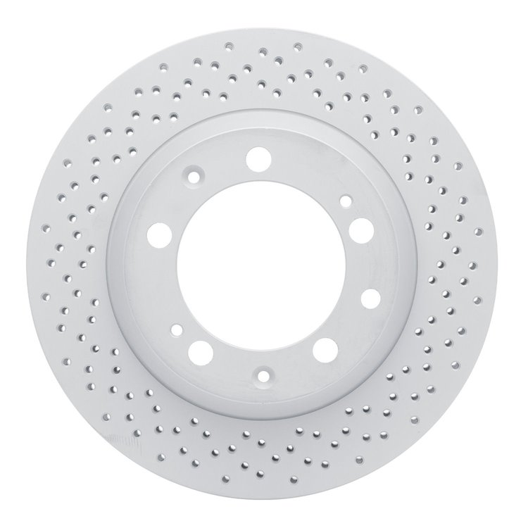 GeoSpec-Coated Drilled Rotor, 1994-1998 Audi/Porsche/Volkswagen, Position: Rear