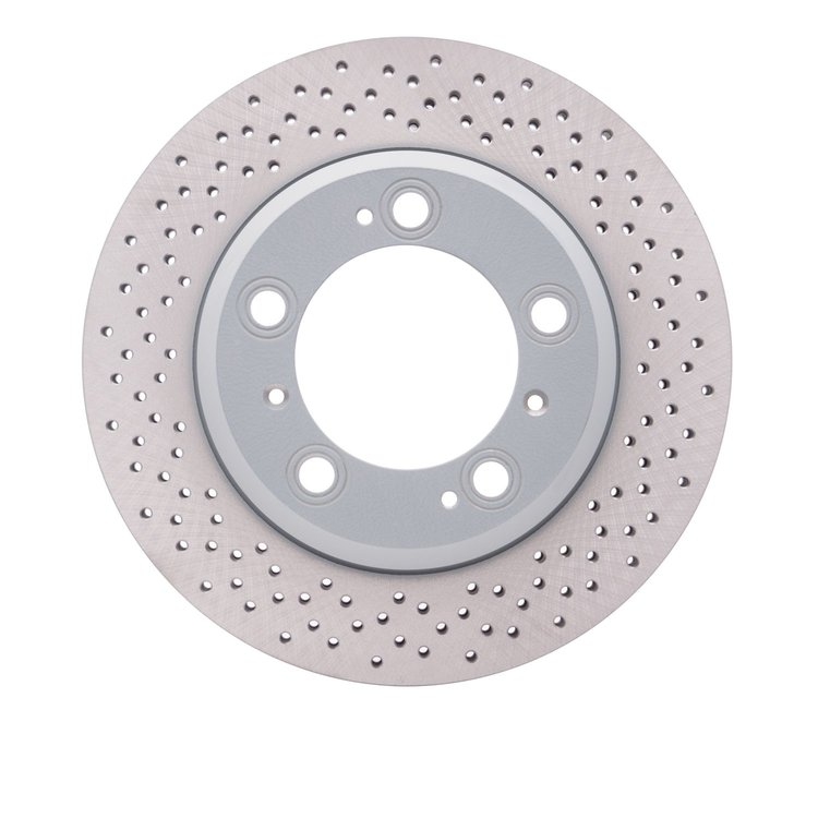 GeoSpec-Coated Drilled Rotor, 1998-2008 Audi/Porsche/Volkswagen, Position: Rear