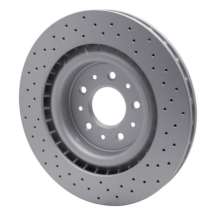 GeoSpec-Coated Drilled Rotor, 2000-2006 Jaguar, Position: Front