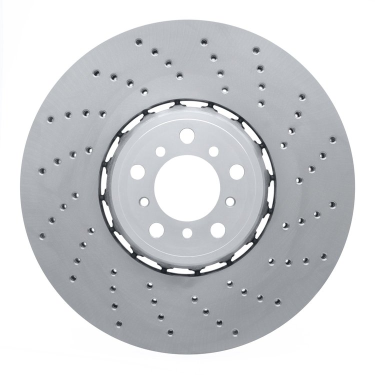 GeoSpec-Coated Drilled Rotor, 2015-2019 BMW, Position: Front Right
