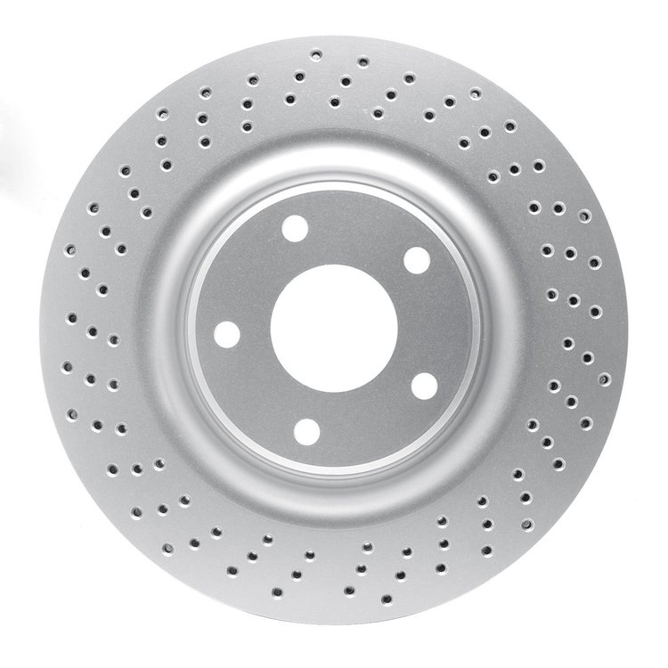 GeoSpec-Coated Drilled Rotor, 2005-2013 GM, Position: Front