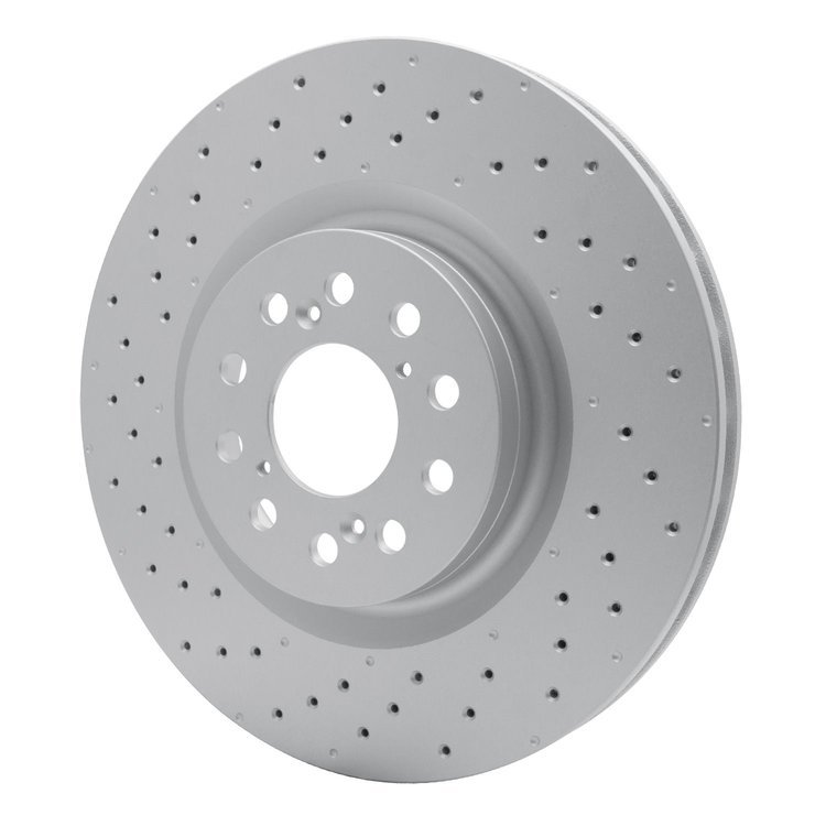 GeoSpec-Coated Drilled Rotor, 2017-2021 Acura/Honda, Position: Front