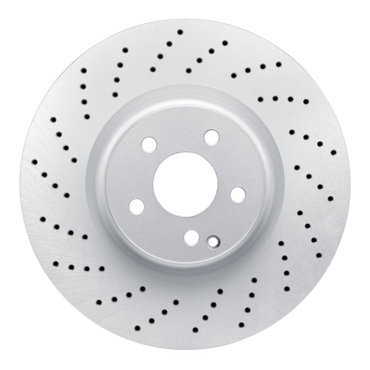GeoSpec-Coated Drilled Rotor, 2003-2006 Mercedes-Benz, Position: Front