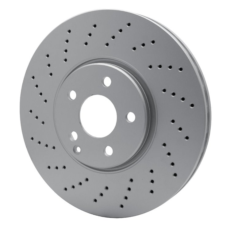 GeoSpec-Coated Drilled Rotor, 2002-2009 Mercedes-Benz, Position: Front