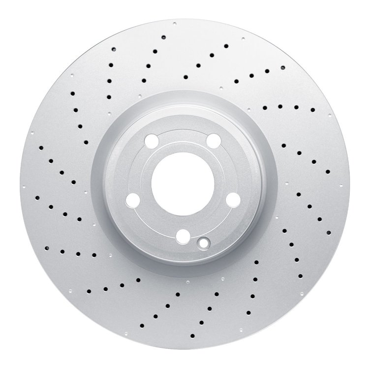 GeoSpec-Coated Drilled Rotor, 2013-2020 Mercedes-Benz, Position: Front