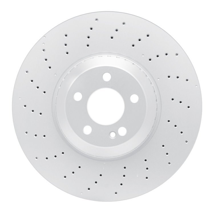 GeoSpec-Coated Drilled Rotor, 2019-2021 Mercedes-Benz, Position: Front