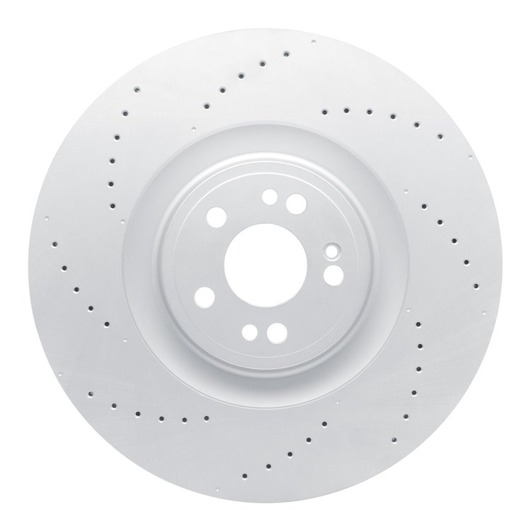 GeoSpec-Coated Drilled Rotor, Fits Select Mercedes-Benz, Position: Front