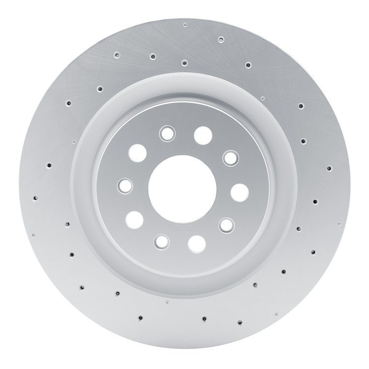 GeoSpec-Coated Drilled Rotor, 2014-2020 Maserati, Position: Rear