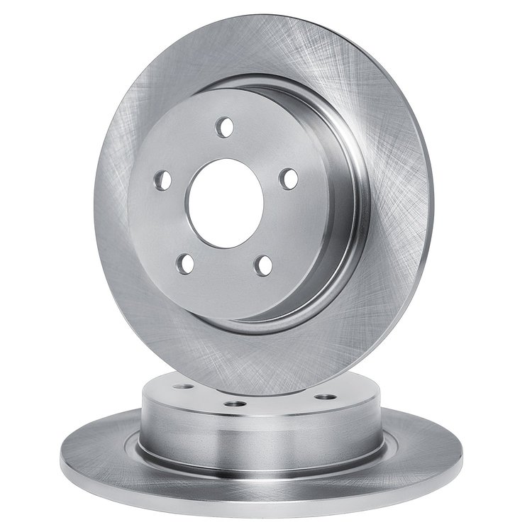 E-Line Blank Brake Rotor Set, 2001-2005 Mercedes-Benz, Position: Rear