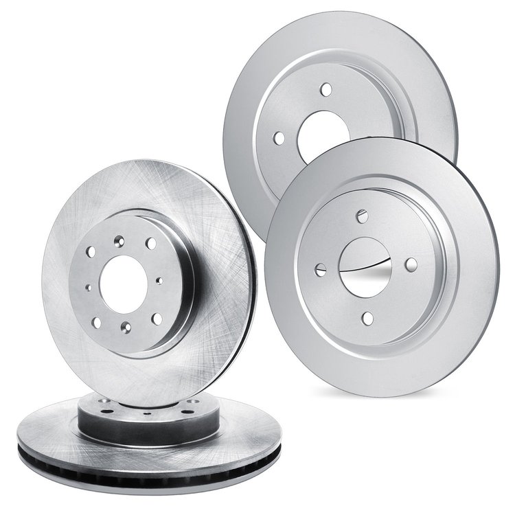 E-Line Blank Brake Rotor Set, 1998-1998 Mitsubishi, Position: Front & Rear