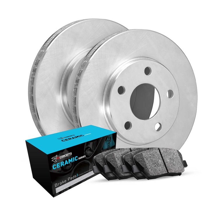 E-Line Brake Rotor w/Ceramic Pads, 2003-2011 GM, Position: Front