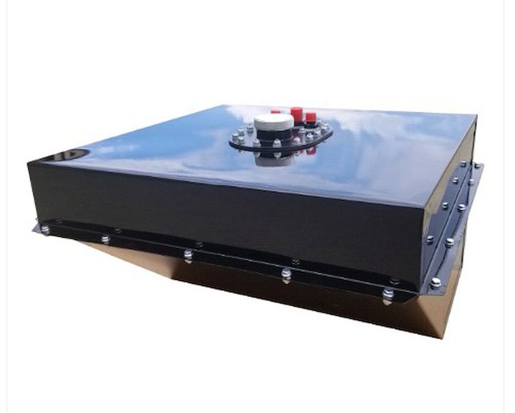Wedge Steel Fuel Cell Dimensions: Length Top: 22.5"