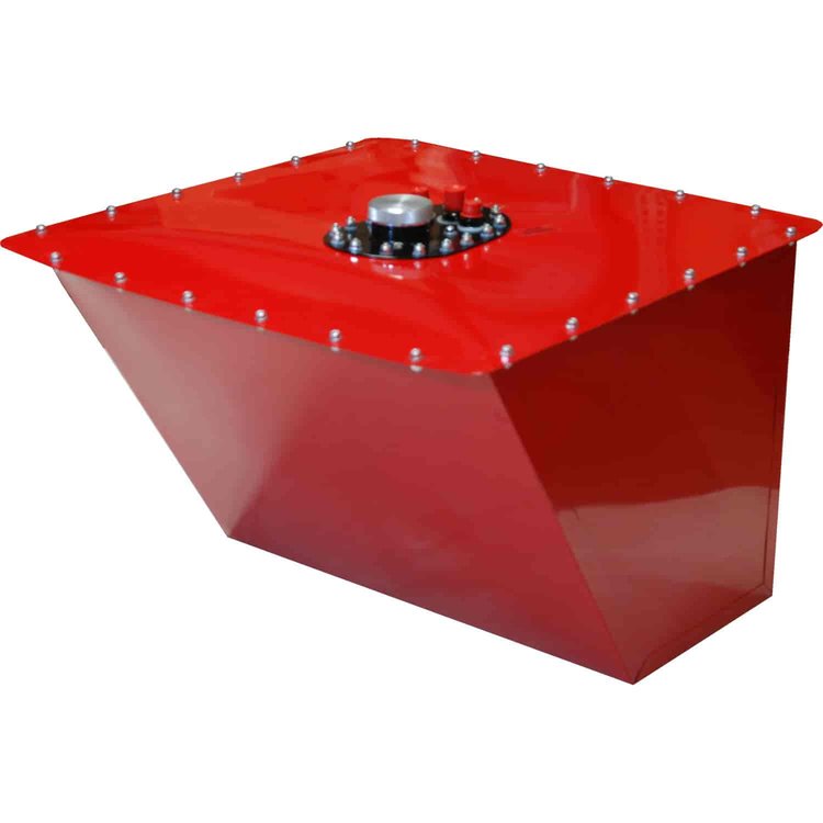 Wedge Steel Fuel Cell Dimensions: Length Top: 24.500 in.