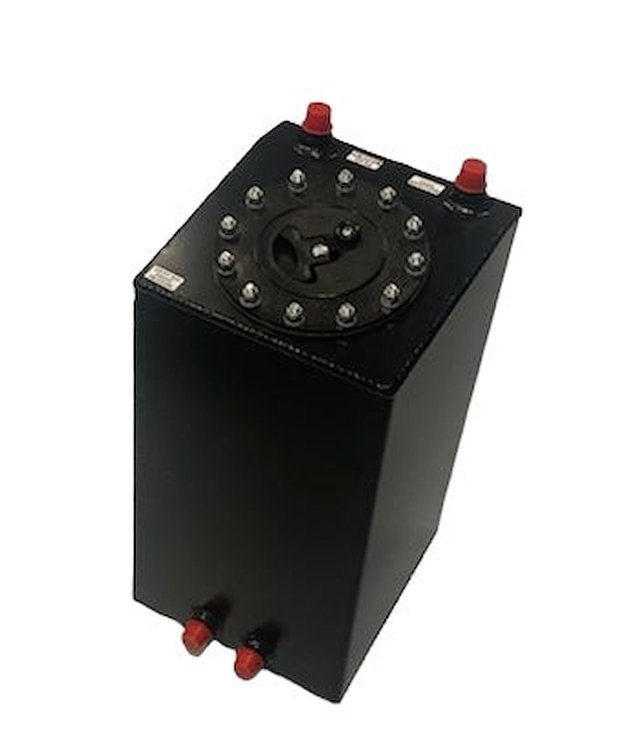 2030AD Aluminum Fuel Cell, 3-Gallon, Black Powder Coated