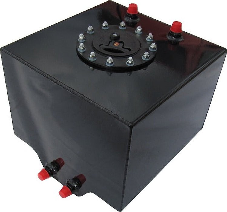 2050AD Aluminum Fuel Cell, 5-Gallon, Black Powder Coated