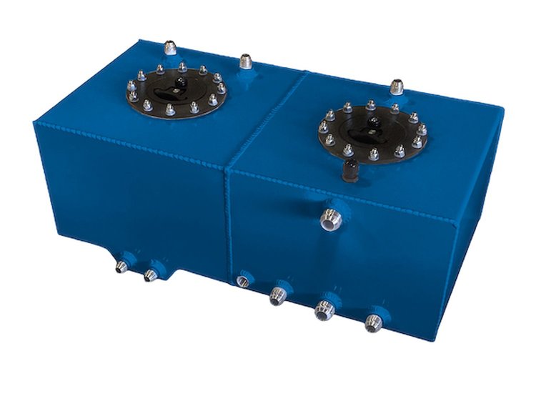 2050MC Aluminum Air/Ice Fuel Cooler Fuel Cell Combo, 5-Gallon, Blue Powder Coated