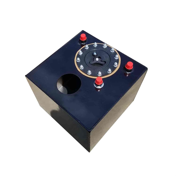 6-Gallon Aluminum EFI Pump Ready Fuel Cell 12 in. L x 12 in. W x 10 in. H - Black