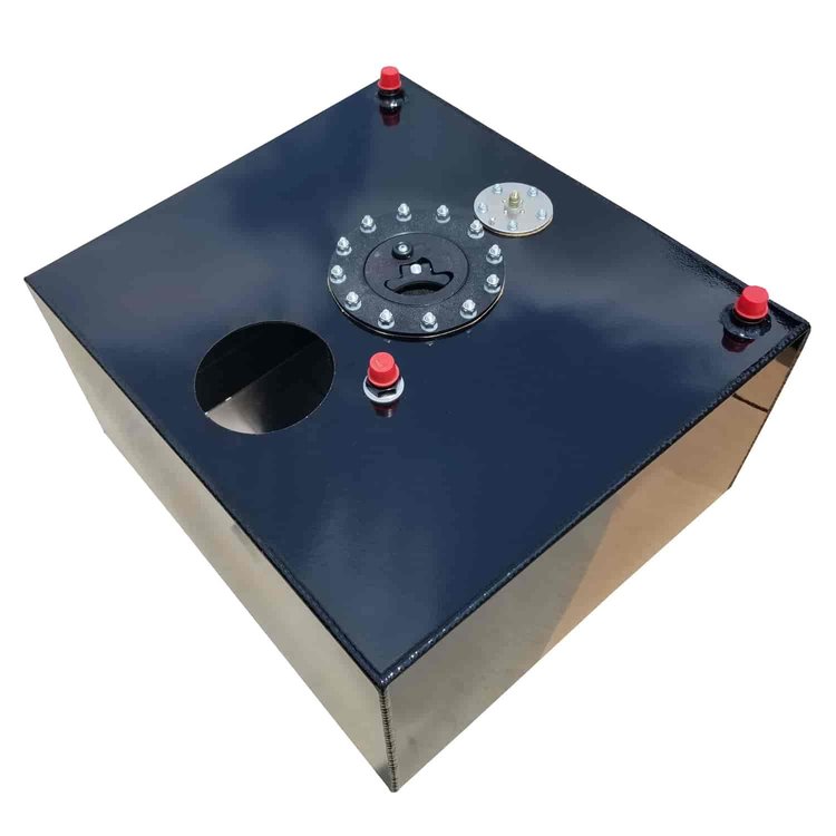 15-Gallon Aluminum EFI Pump Ready Fuel Cell 18 in. L x 20 in. W x 10 in. H - Black