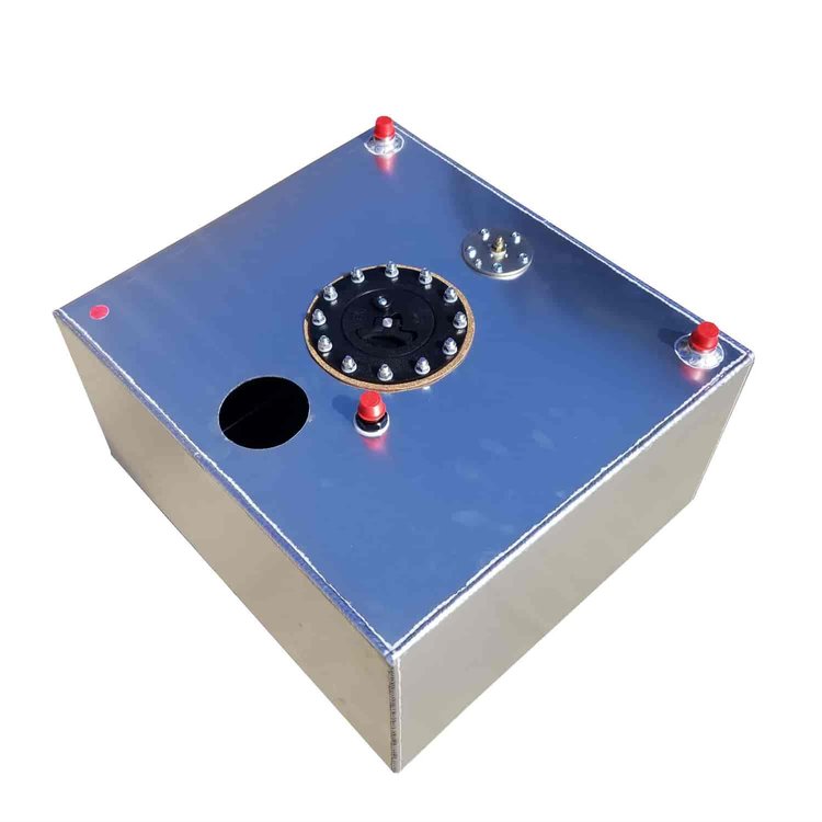 15-Gallon Aluminum EFI Pump Ready Fuel Cell 18 in. L x 20 in. W x 10 in. H - Natural Finish