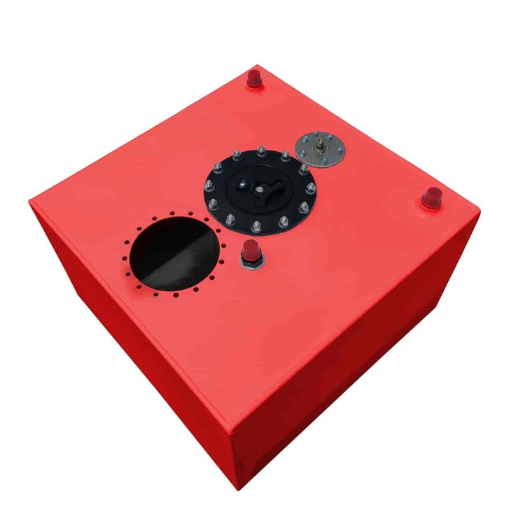 15-Gallon Aluminum EFI Pump Ready Fuel Cell 18 in. L x 20 in. W x 10 in. H - Red