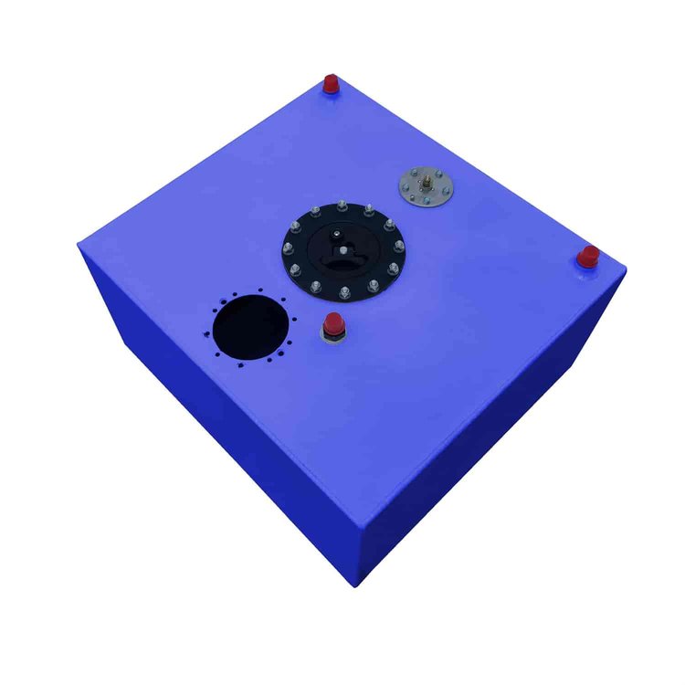 15-Gallon Aluminum EFI Pump Ready Fuel Cell 18 in. L x 20 in. W x 10 in. H - Blue