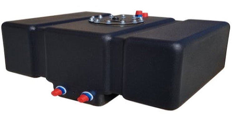 2160D Drag Race Fuel Cell with Foam, 25 in. L x 17 in. W x 9 in. H, 16 Gallons [Black]