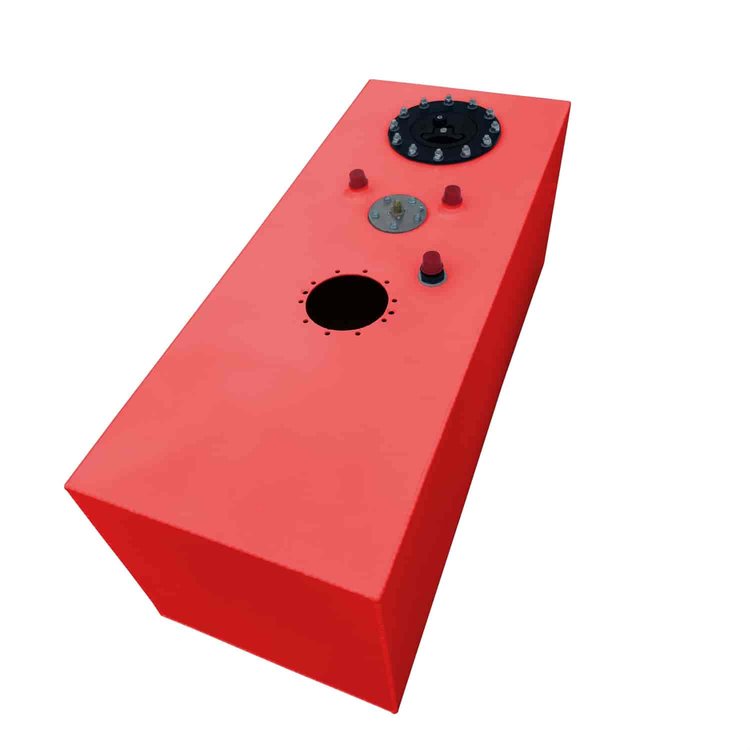 15-Gallon Aluminum EFI Pump Ready Fuel Cell 30 in. L x 12 in. W x 10 in. H - Red