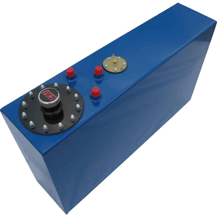 17-Gallon Aluminum Fuel Cell 30" L x 7" W x 17" H
