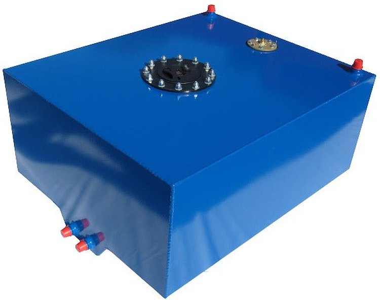 2200ACS Aluminum Fuel Cell, 20-Gallon, Blue Powder Coated
