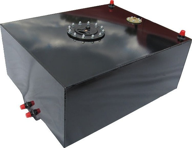 2200ADS Aluminum Fuel Cell, 20-Gallon, Black Powder Coated
