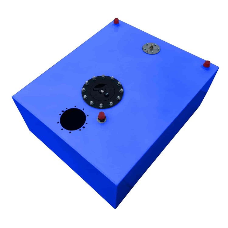 20-Gallon Aluminum EFI Pump Ready Fuel Cell 24 in. L x 20 in. W x 10 in. H - Blue