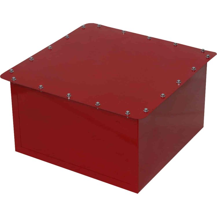 Red Circle Track Steel Shell Capacity: 12 gallons