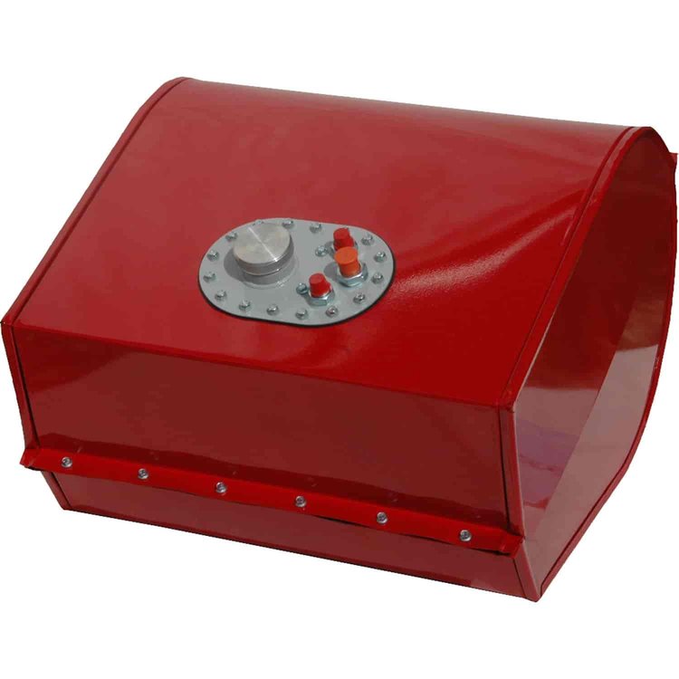 Red Circle Track Steel Shell Capacity: 32 gallons
