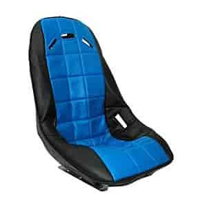 Vinyl Seat Cover Blue/Black Trim