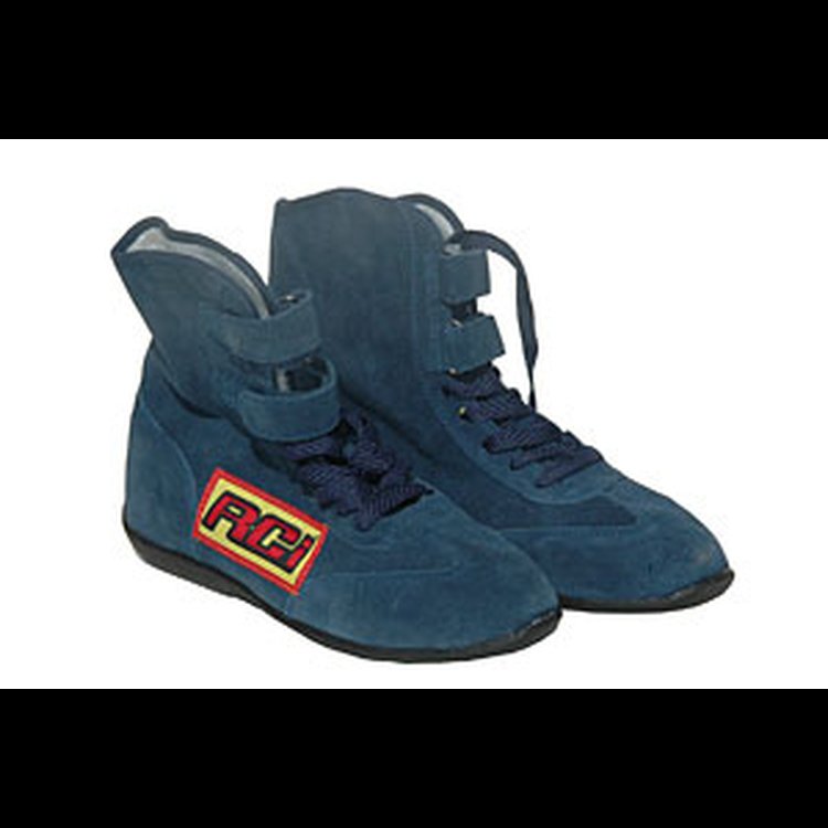 Blue High-Top Driving Shoes Size 7