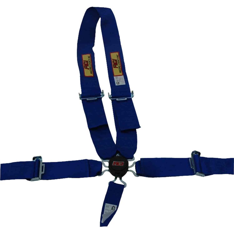 Cam-Lock Wraparound Racing Harness Blue