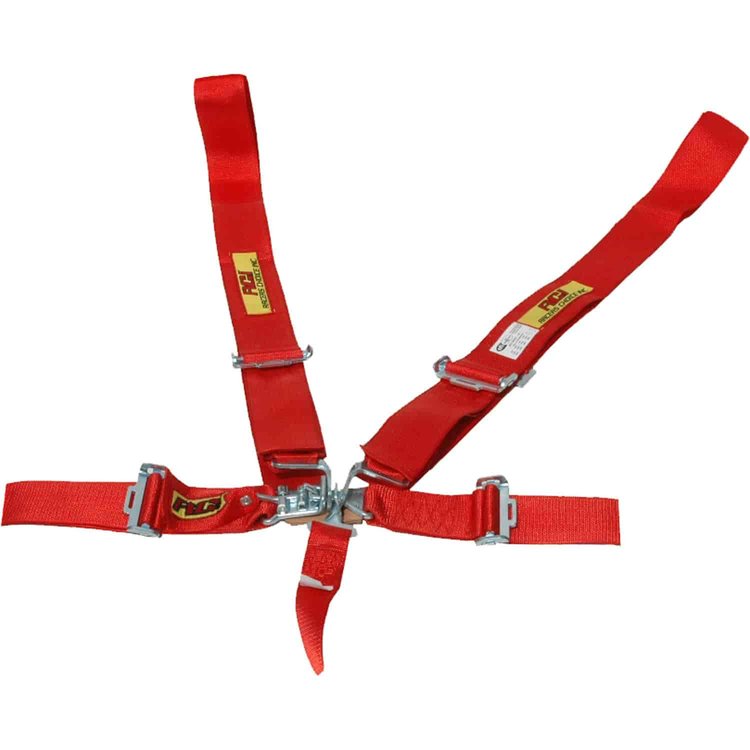 Latch Type 5-Point Individual Harness Pull-Up Lap Belt Adjusters