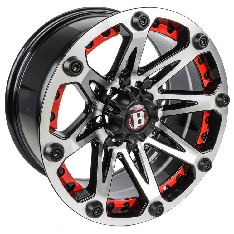 Jester Style Machined Wheel Size: 18" x 9"