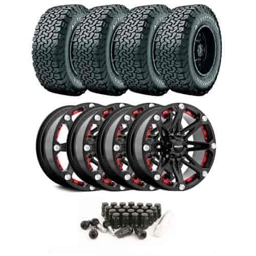 Wheel and Tire Kit for 1987-2006 Jeep Wrangler/1984-2001 Jeep Cherokee