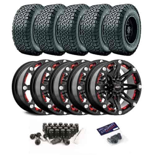 Wheel and Tire Kit for 1987-2006 Jeep Wrangler/1984-2001 Jeep Cherokee