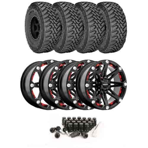 Wheel and Tire Kit for 1987-2006 Jeep Wrangler/1984-2001 Jeep Cherokee