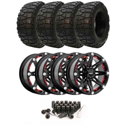 Wheel and Tire Kit for 1987-2006 Jeep Wrangler/1984-2001 Jeep Cherokee