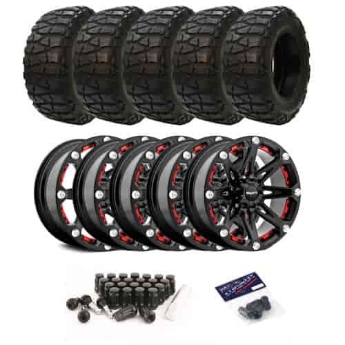 Wheel and Tire Kit for 1987-2006 Jeep Wrangler/1984-2001 Jeep Cherokee