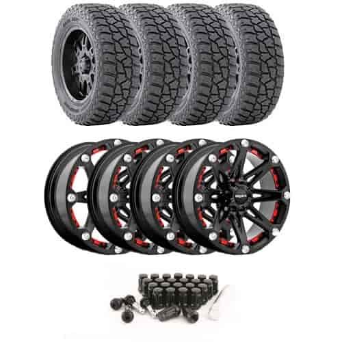 Wheel and Tire Kit for 1987-2006 Jeep Wrangler/1984-2001 Jeep Cherokee