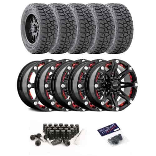 Wheel and Tire Kit for 1987-2006 Jeep Wrangler/1984-2001 Jeep Cherokee