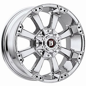 Morax Style 845 Mirror Chrome Wheel Size: 17" x 9"