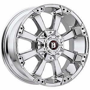 Morax Style 845 Mirror Chrome Wheel Size: 17" x 9"