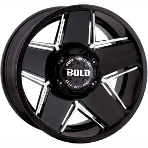BOLD BD004 20X10 5X139.7/150 OFFSET -24 GLOSS BLACK