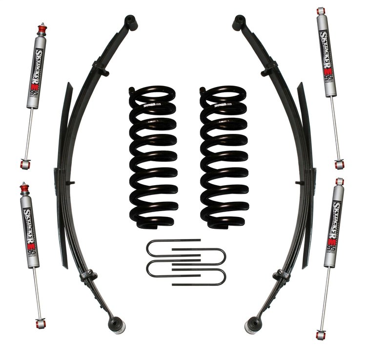 2 in. Suspension Lift Kit for 1990-1997 Ranger with M95 Monotube Shocks 132XKS-M