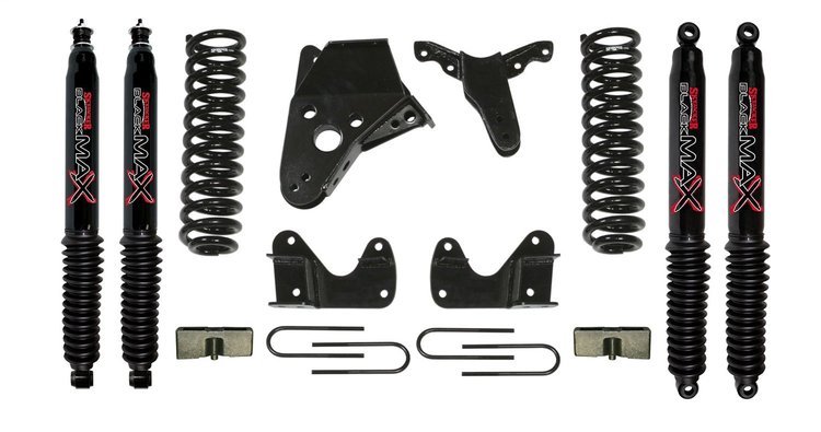 4 in. Suspension Lift Kit for 1983-1997 Ranger with Black MAX Shocks 134RHK-B